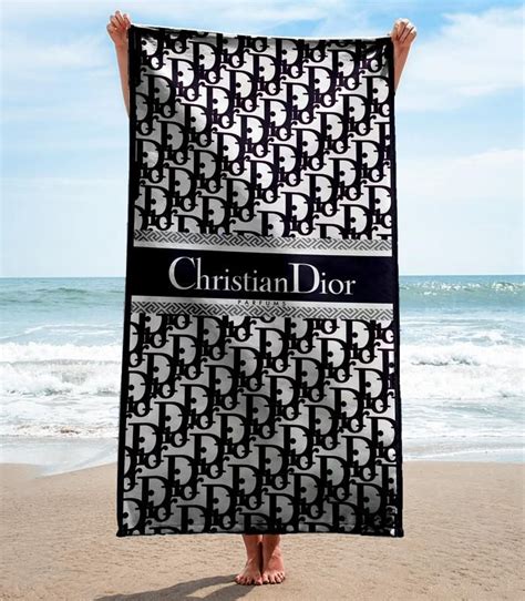 beach towel dior|luxury beach towels.